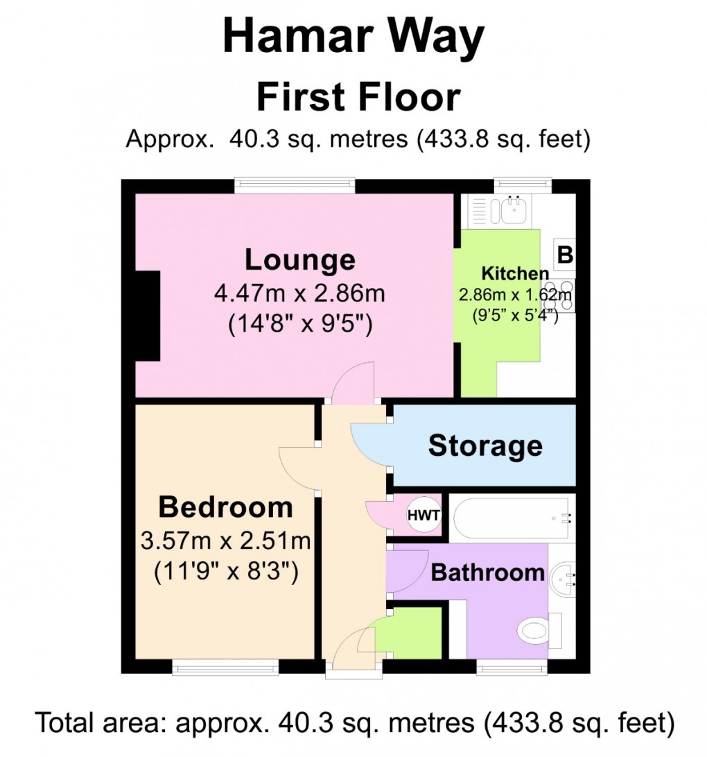 Floorplan for Marston Green, Birmingham