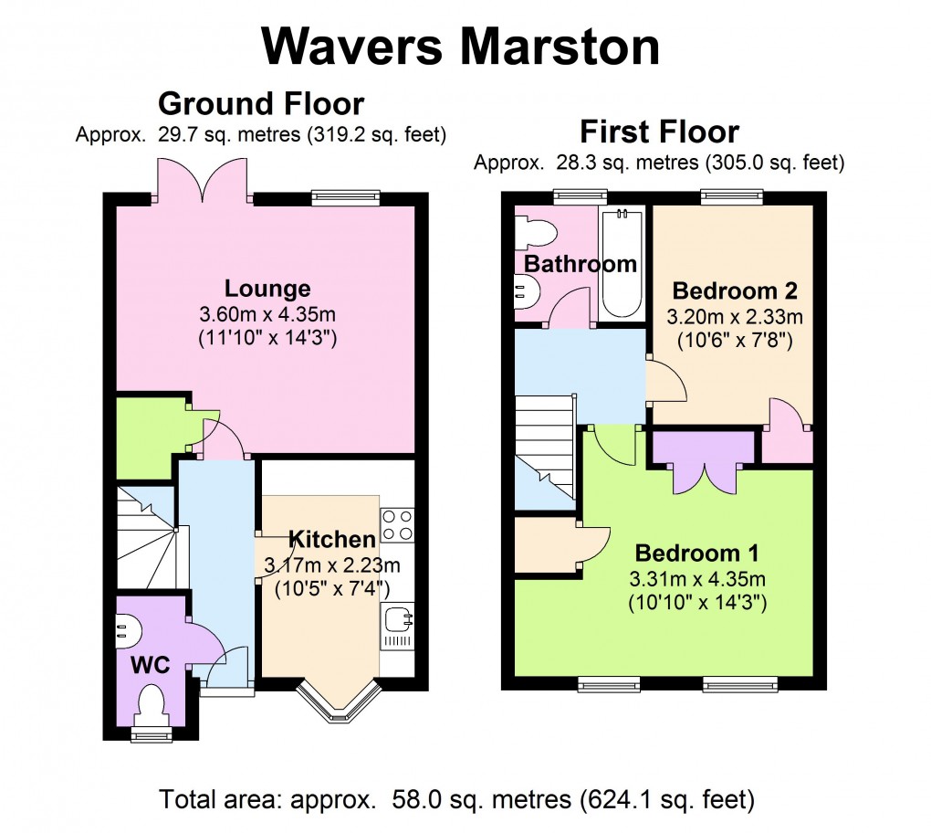 Floorplan for Marston Green, Birmingham