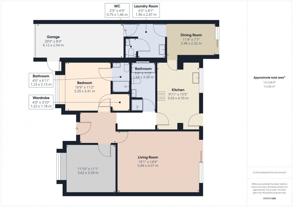 Floorplan for Kitts Green, Birmingham, West Midlands