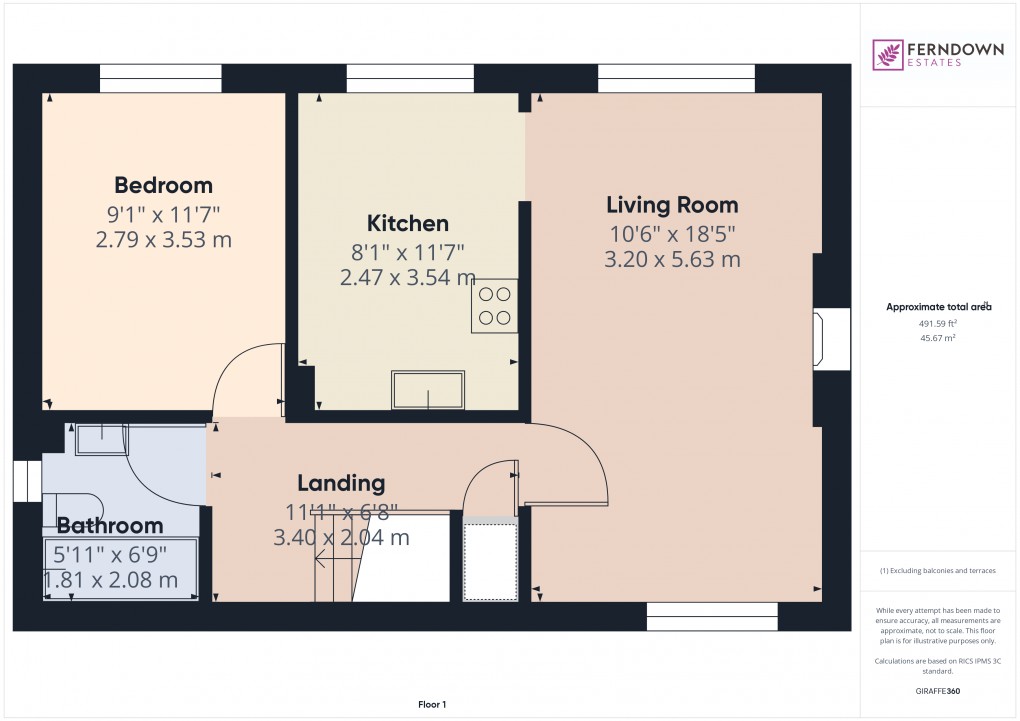 Floorplan for Marston Green, Birmingham