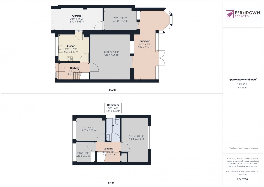 Floorplan for Marston Green, Birmingham