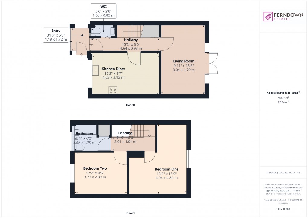 Floorplan for Chelmsley Wood, Birmingham