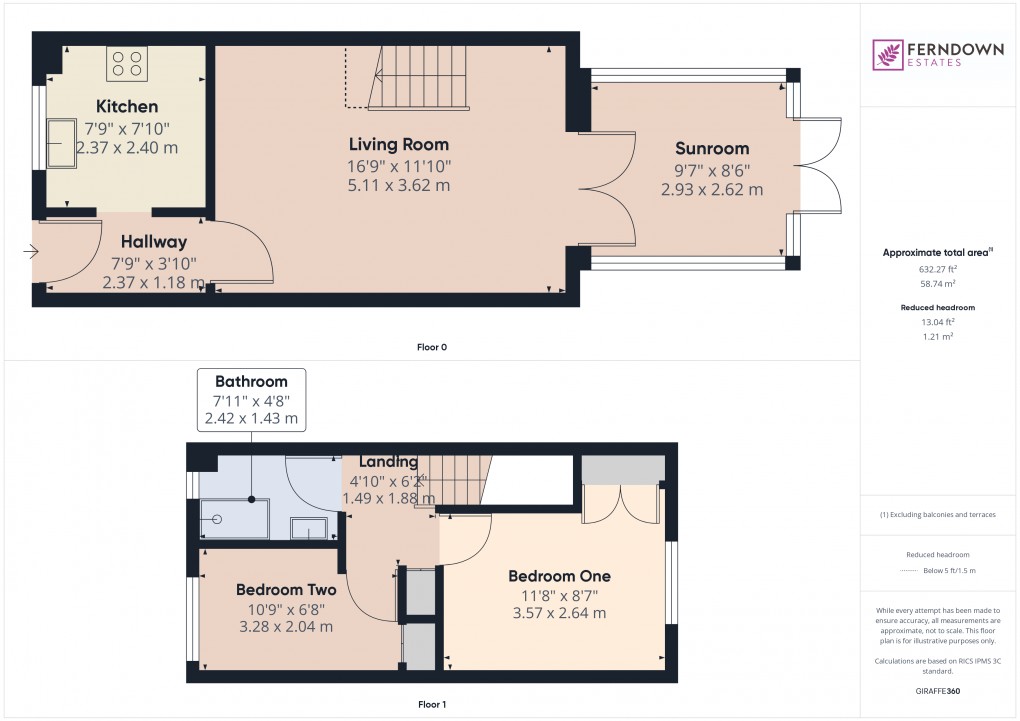 Floorplan for Marston Green, Birmingham, West Midlands