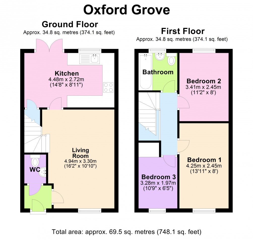 Floorplan for Chelmsley Wood, Birmingham, West Midlands