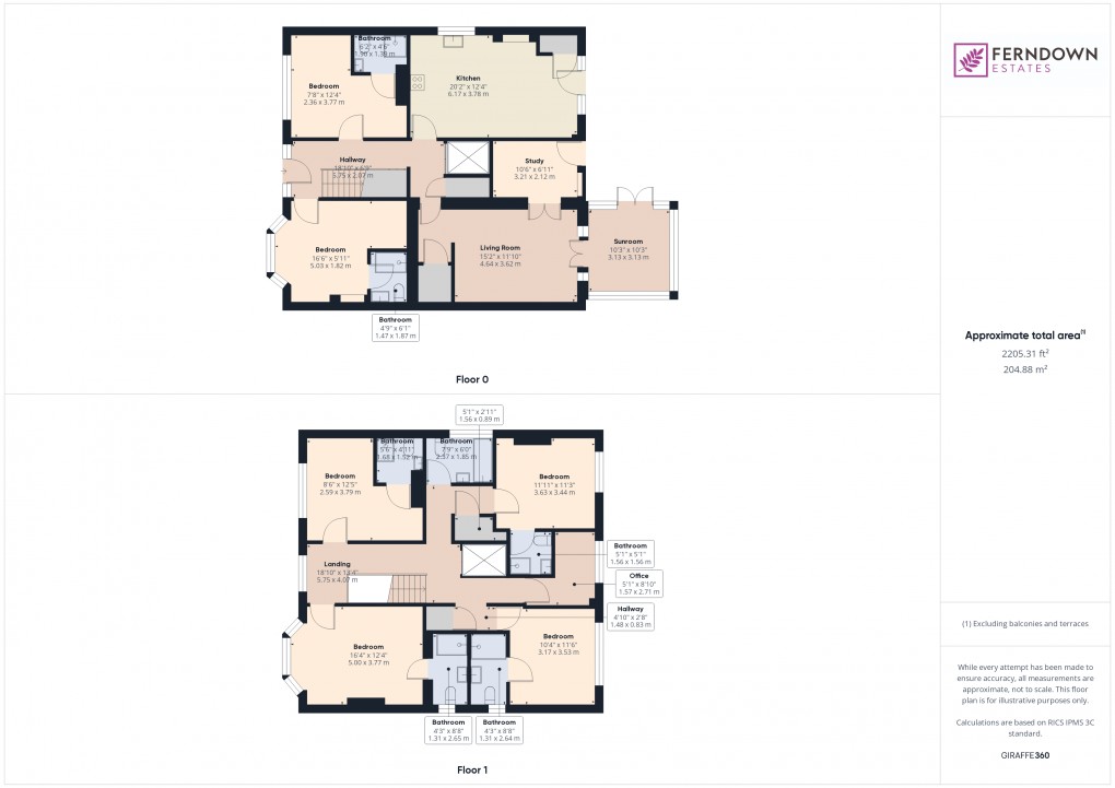 Floorplan for Marston Green, Birmingham, West Midlands