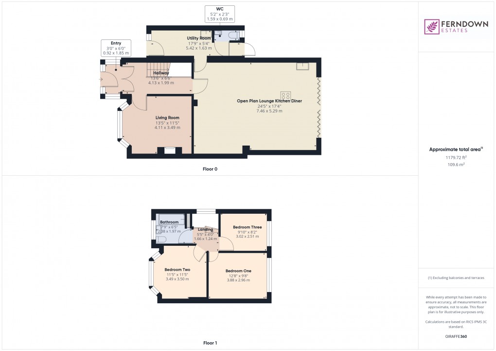 Floorplan for Marston Green, Birmingham