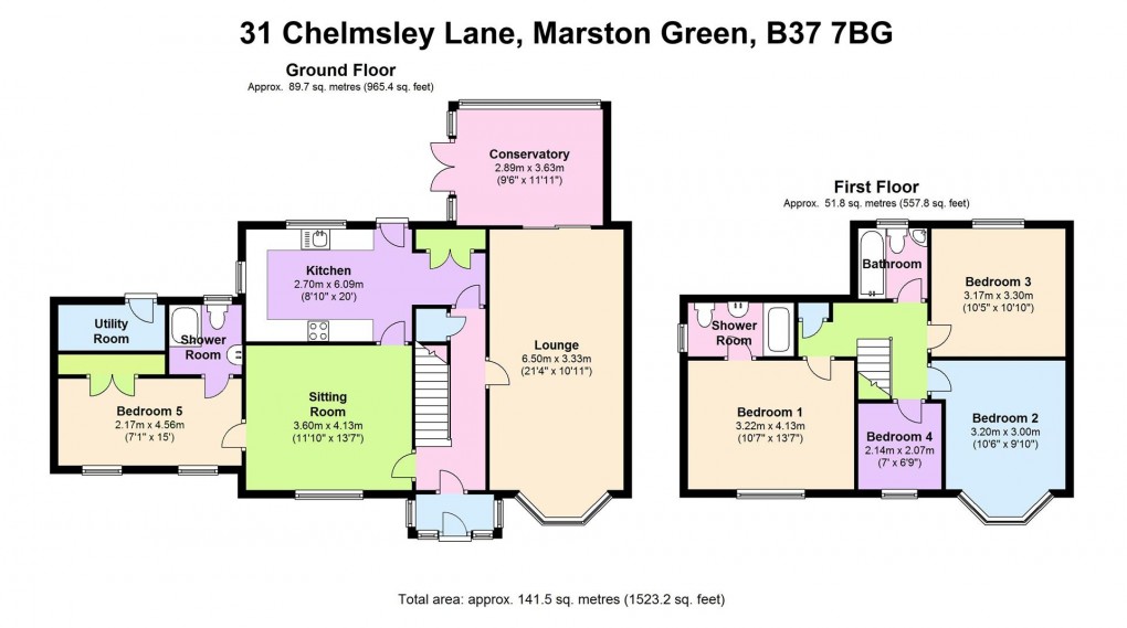 Floorplan for Marston Green, Birmingham, West Midlands