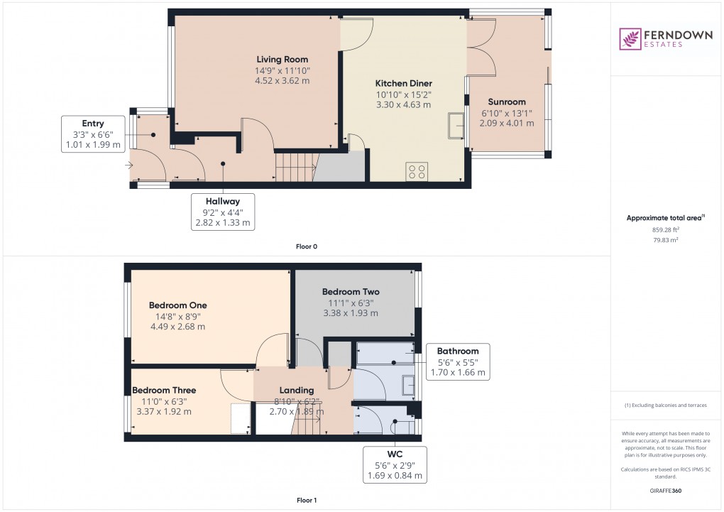 Floorplan for Chelmsley Wood, Birmingham