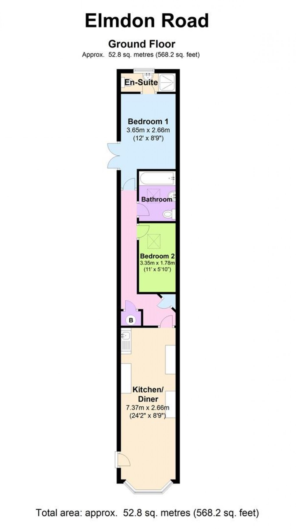 Floorplan for Marston Green, Birmingham, West Midlands