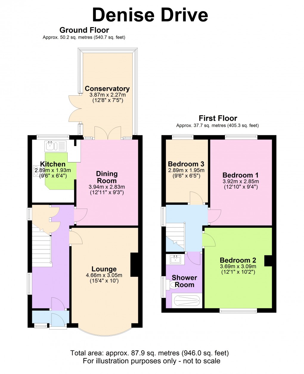 Floorplan for Kingshurst, Birmingham, West Midlands