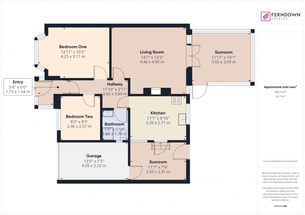 Floorplan for Marston Green, Birmingham