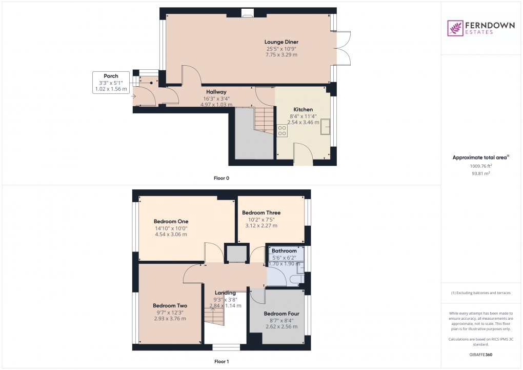 Floorplan for Shard End, Birmingham