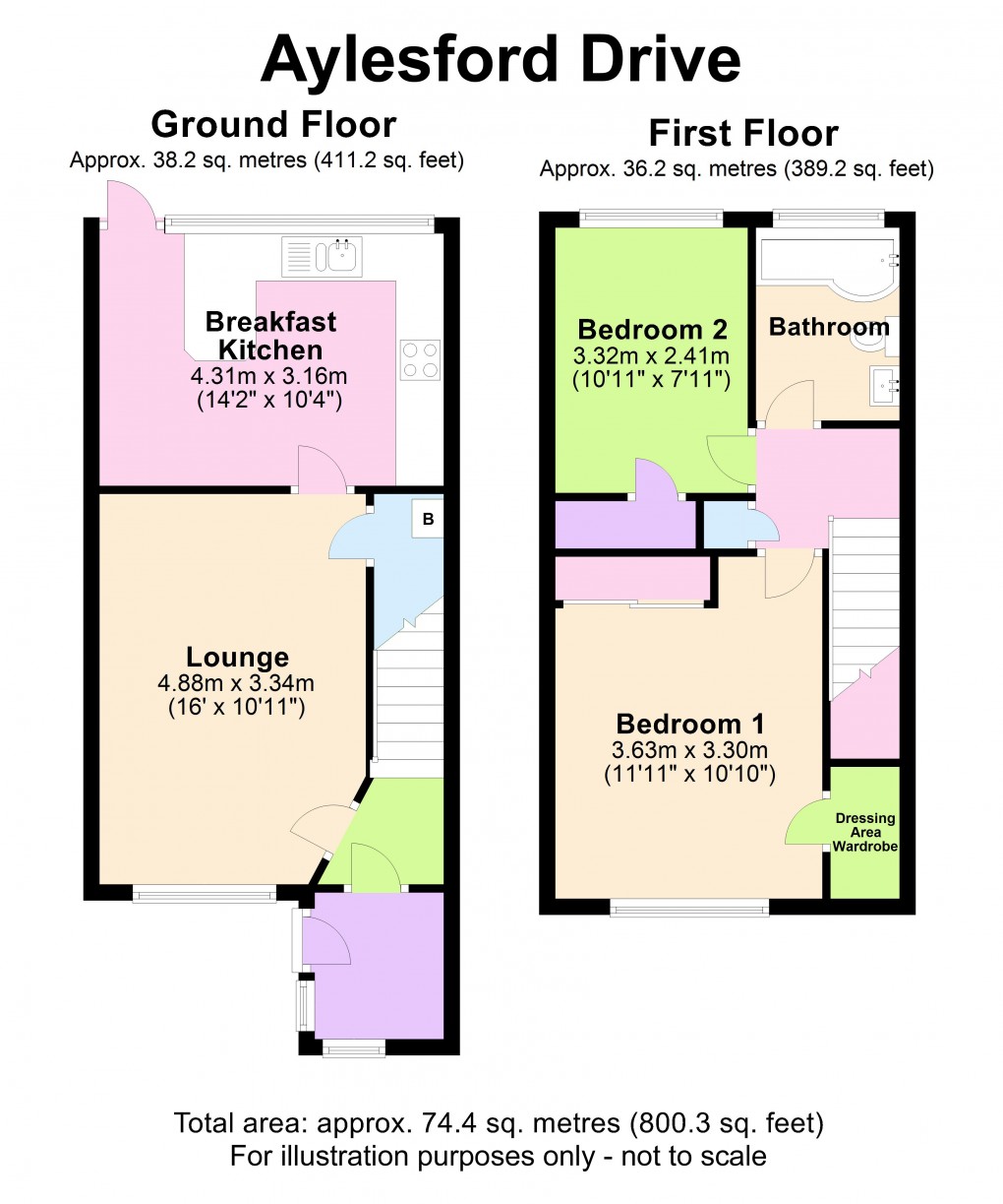 Floorplan for Marston Green, Birmingham