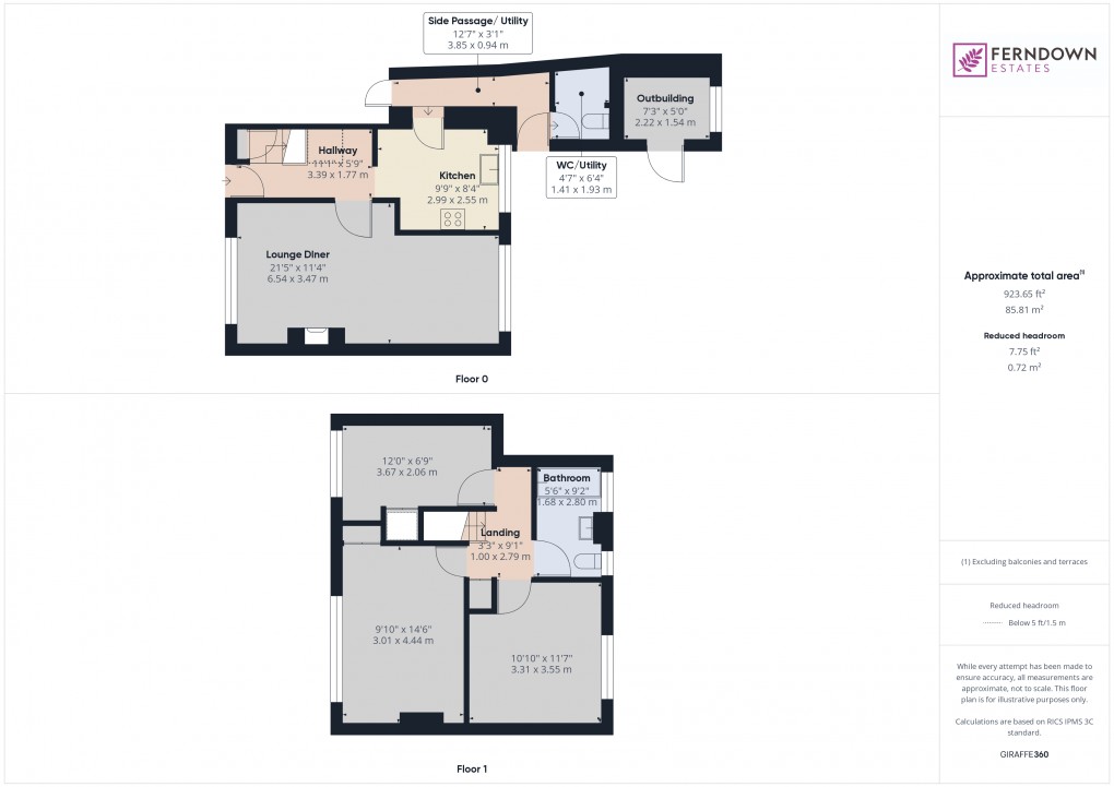 Floorplan for Shard End, Birmingham, West Midlands