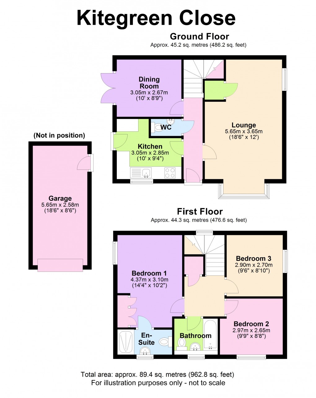 Floorplan for Chelmsley Wood, Birmingham, West Midlands