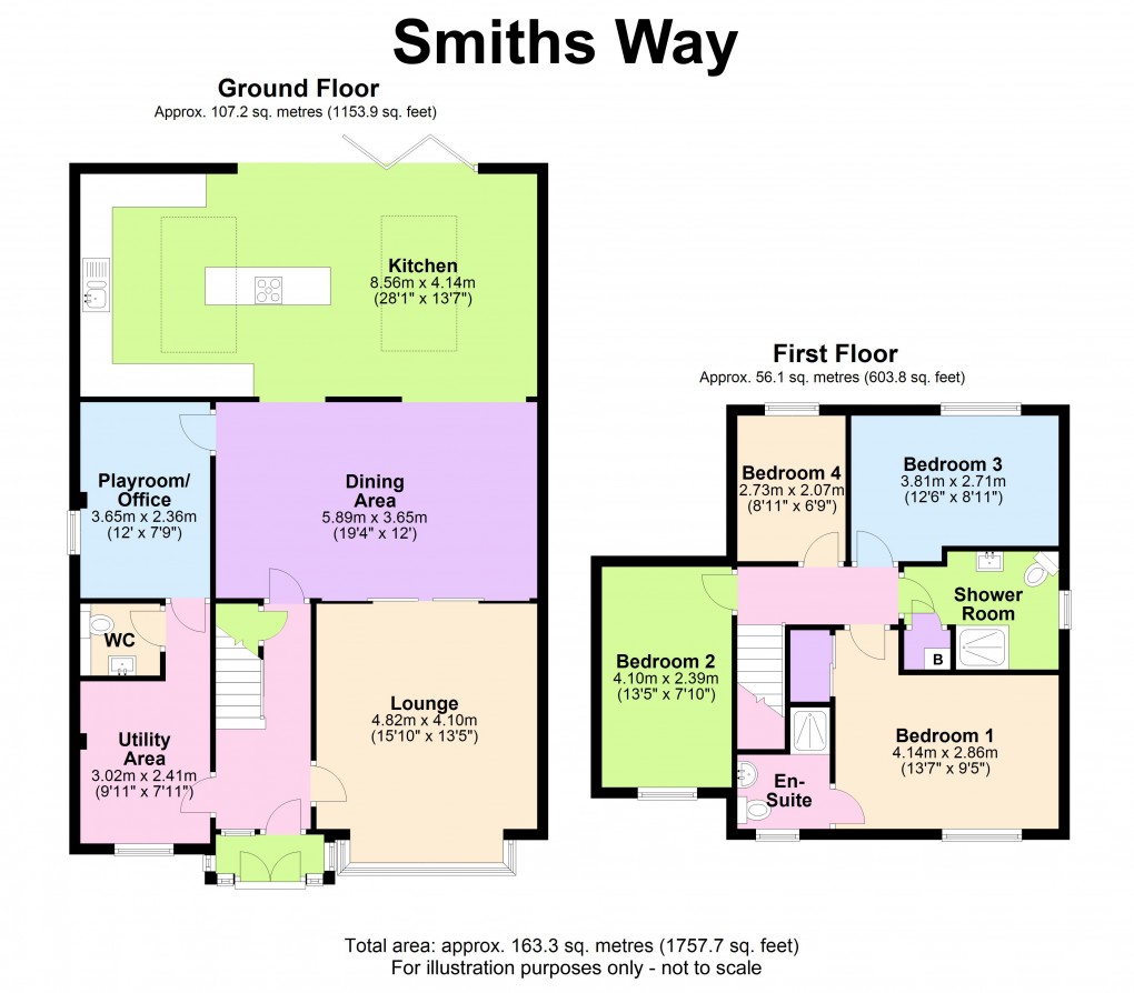 Floorplan for Water Orton, Birmingham, Warwickshire