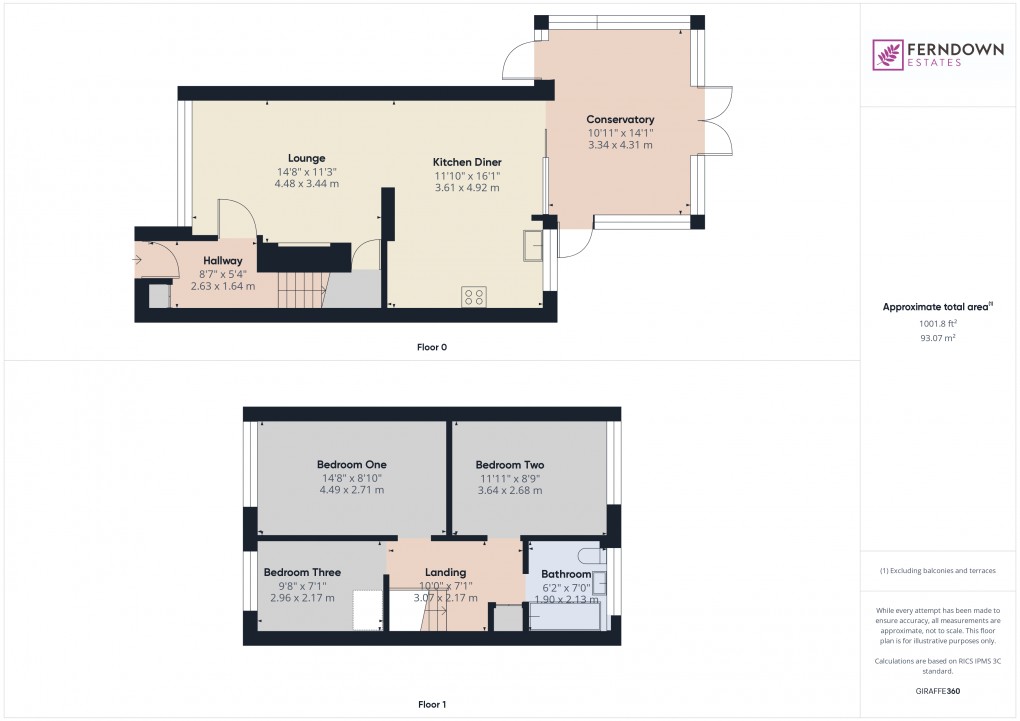 Floorplan for Fordbridge, Birmingham, West Midlands