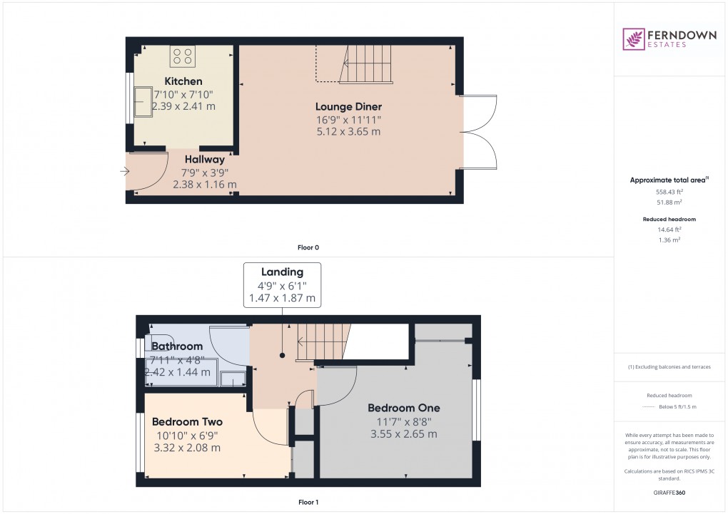 Floorplan for Marston Green, Birmingham