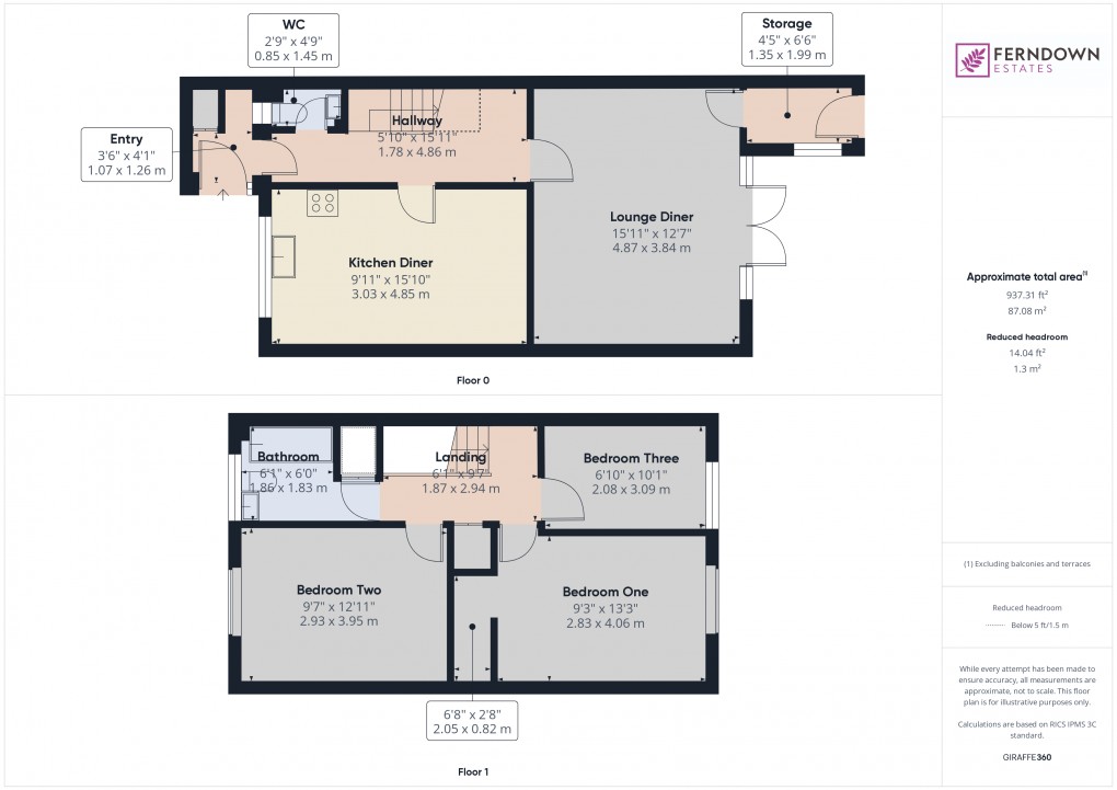 Floorplan for Smiths Wood, Birmingham