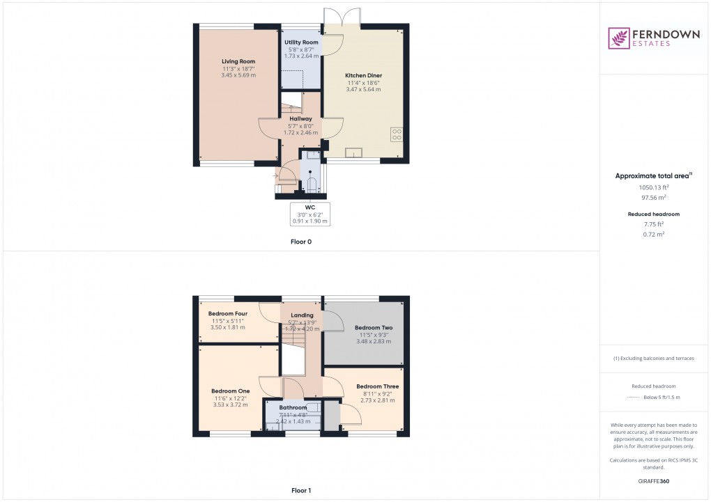 Floorplan for Chelmsley Wood, Birmingham