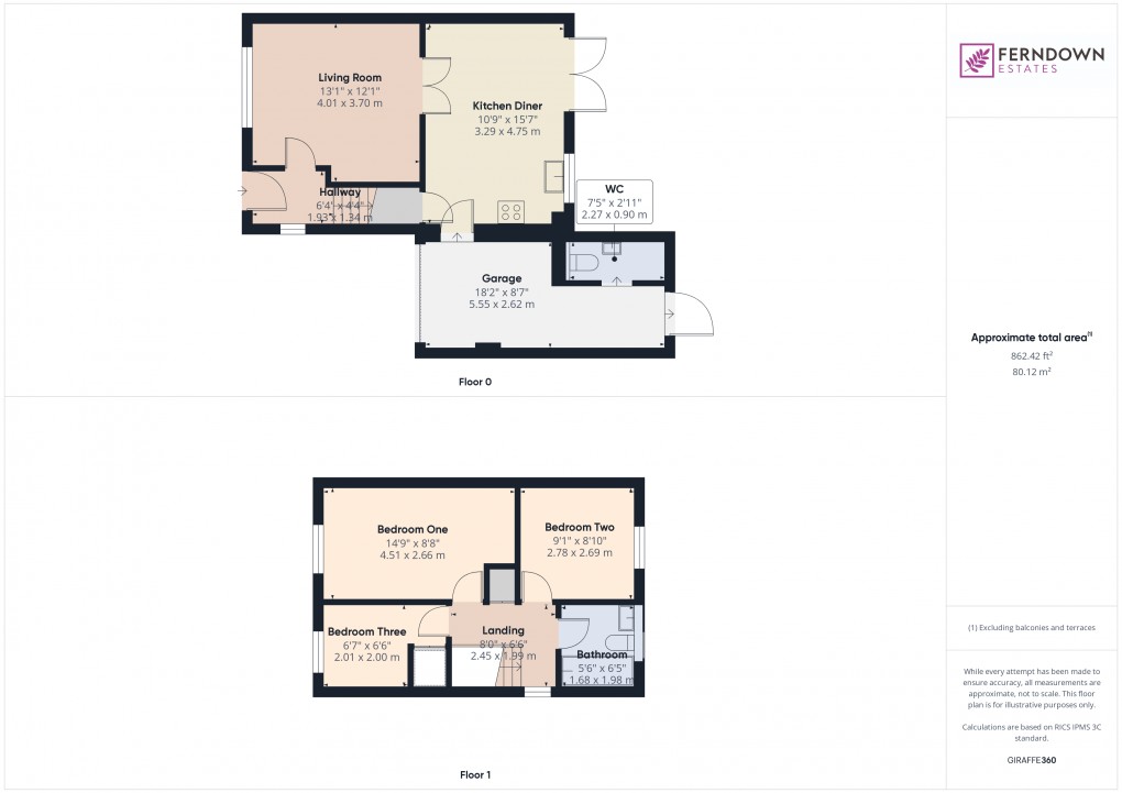 Floorplan for Marston Green, Birmingham