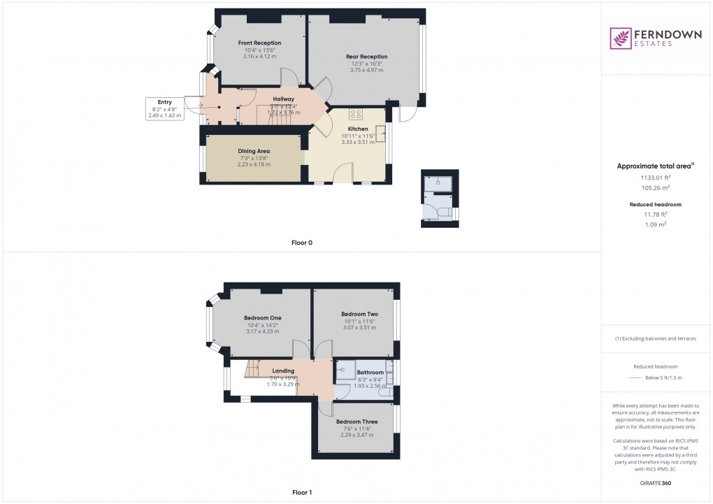 Floorplan for Marston Green, Birmingham