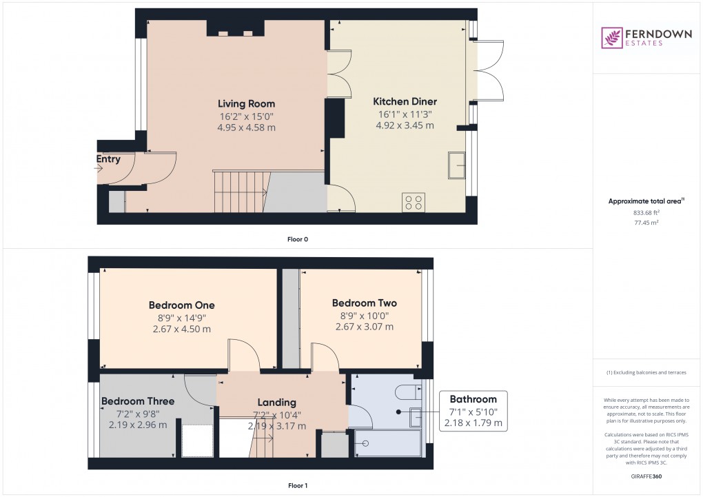 Floorplan for Chelmsley Wood, Birmingham