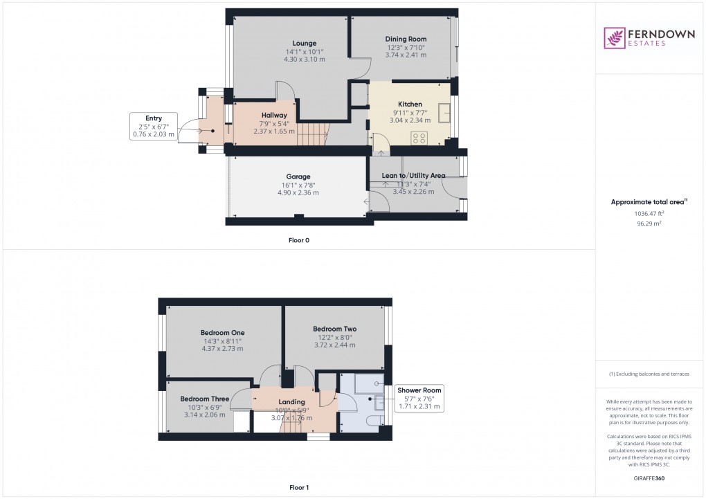 Floorplan for Chelmsley Wood, Birmingham