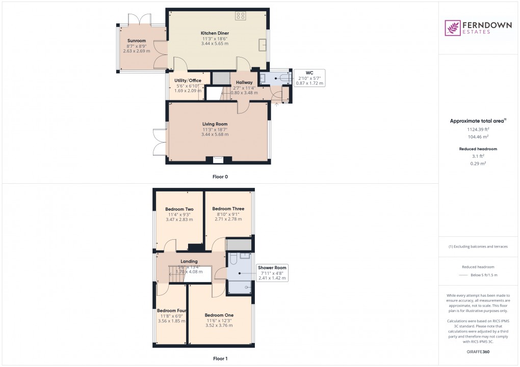 Floorplan for Chelmsley Wood, Birmingham