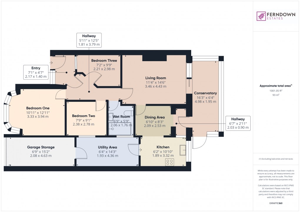 Floorplan for Hodge Hill, Birmingham